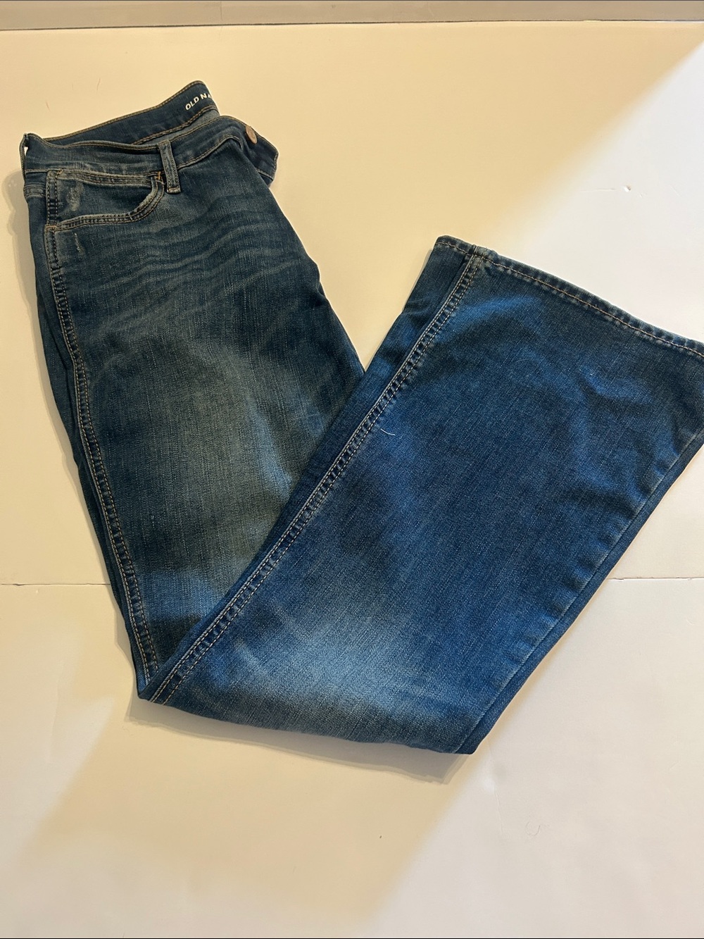 Old Navy Medium Blue Flare Jeans